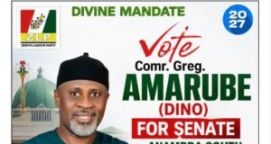 Greg AmArube (Dino) Unveils Divine Mandate for Anambra South Senate Bid